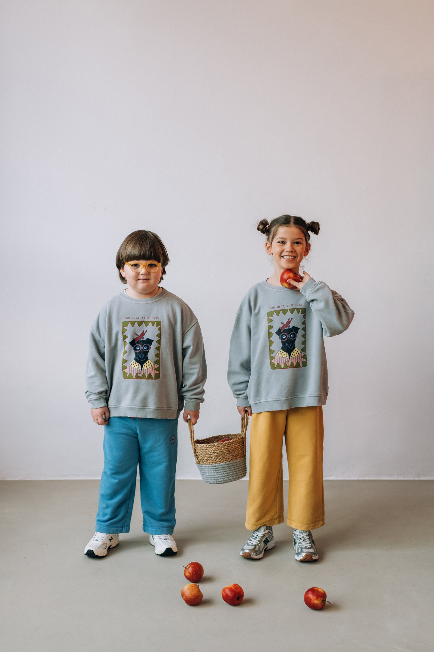 SOFT GREY-TUTTI sweatshirt