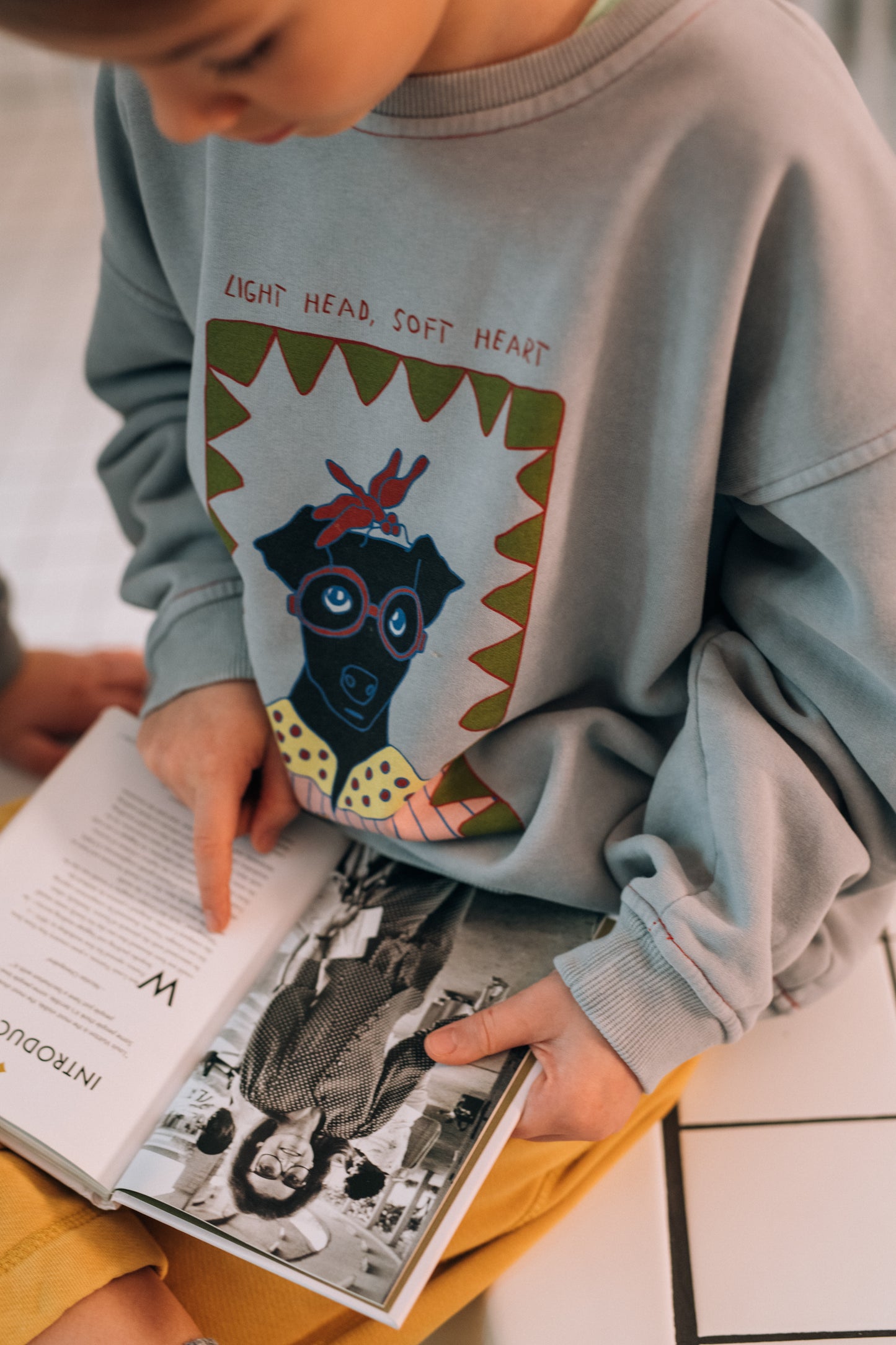 SOFT GREY-TUTTI sweatshirt