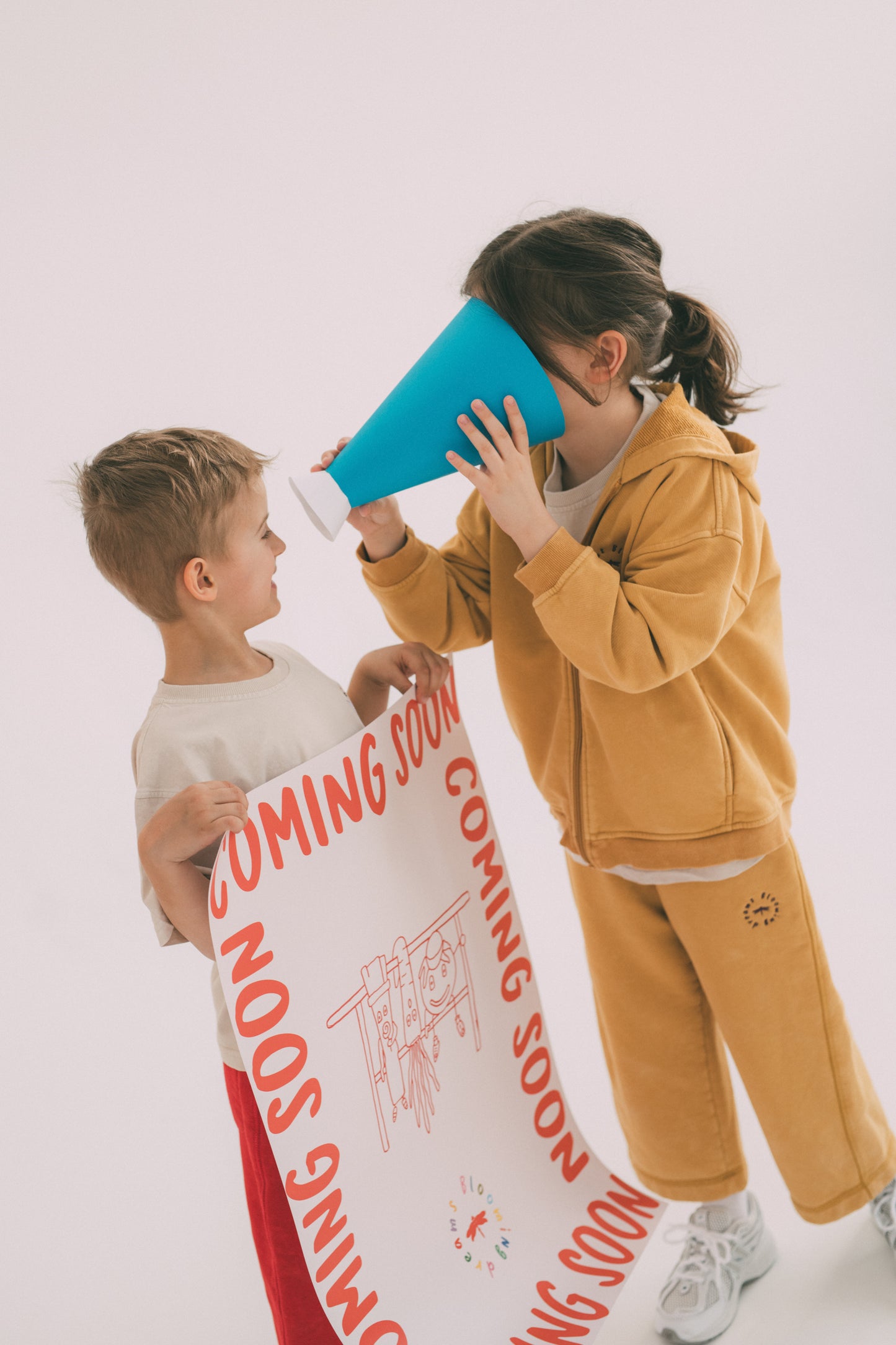 Szerokie Joggery MUSTARD