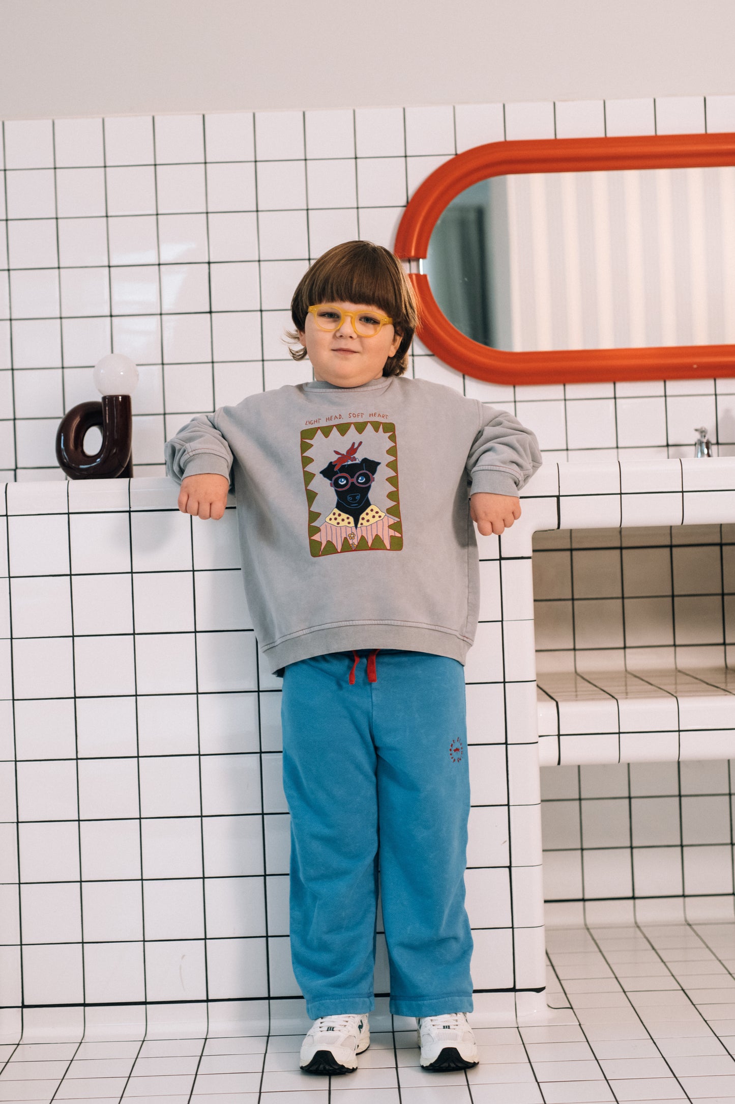 SOFT GREY-TUTTI sweatshirt